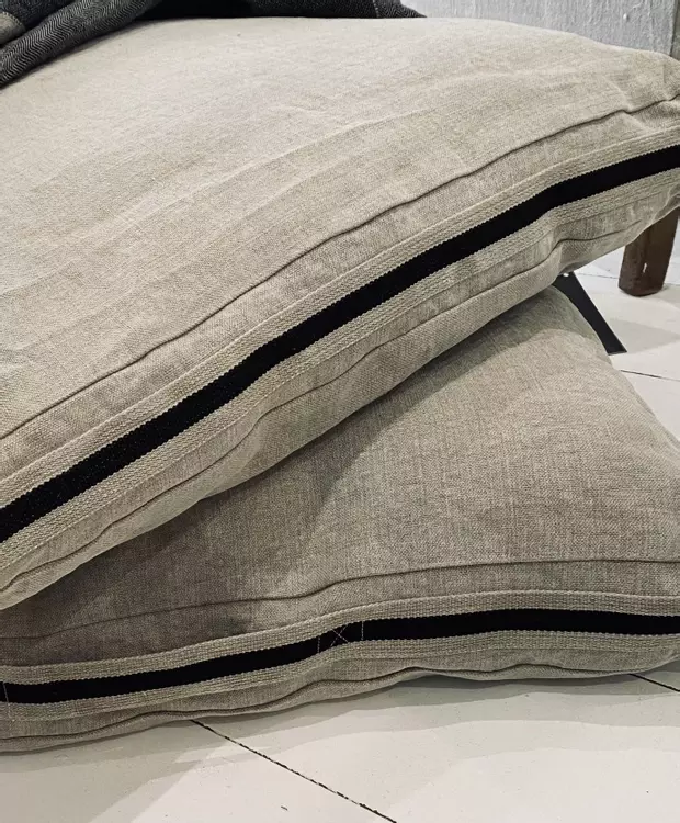 Linen Floor Cushions The Fig Store